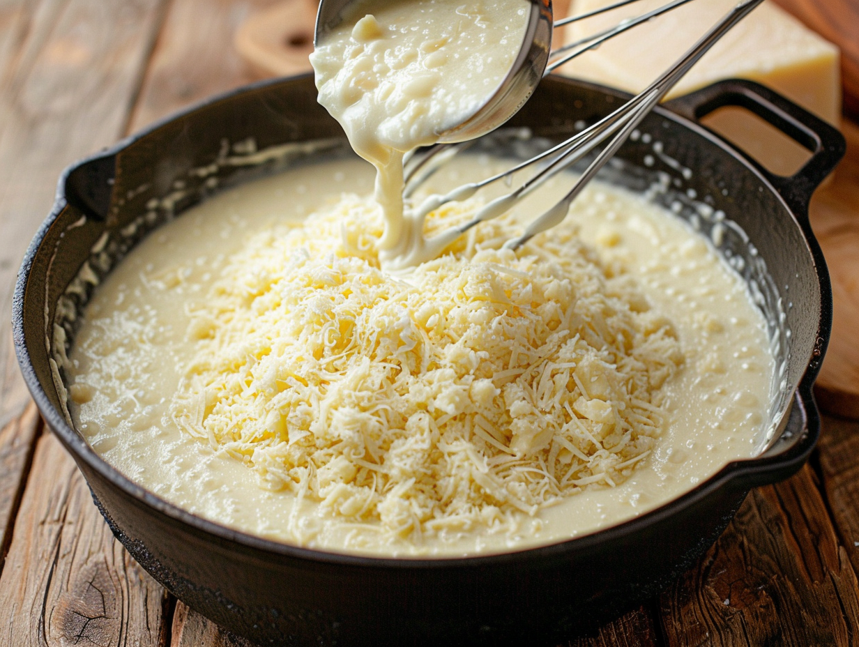 FT image: Can I use grated Parmesan instead of shredded for Alfredo?