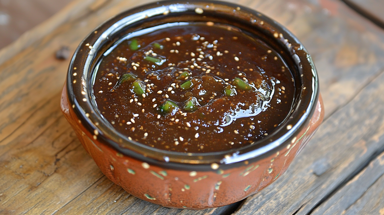 What is Chinese bourbon sauce made of?